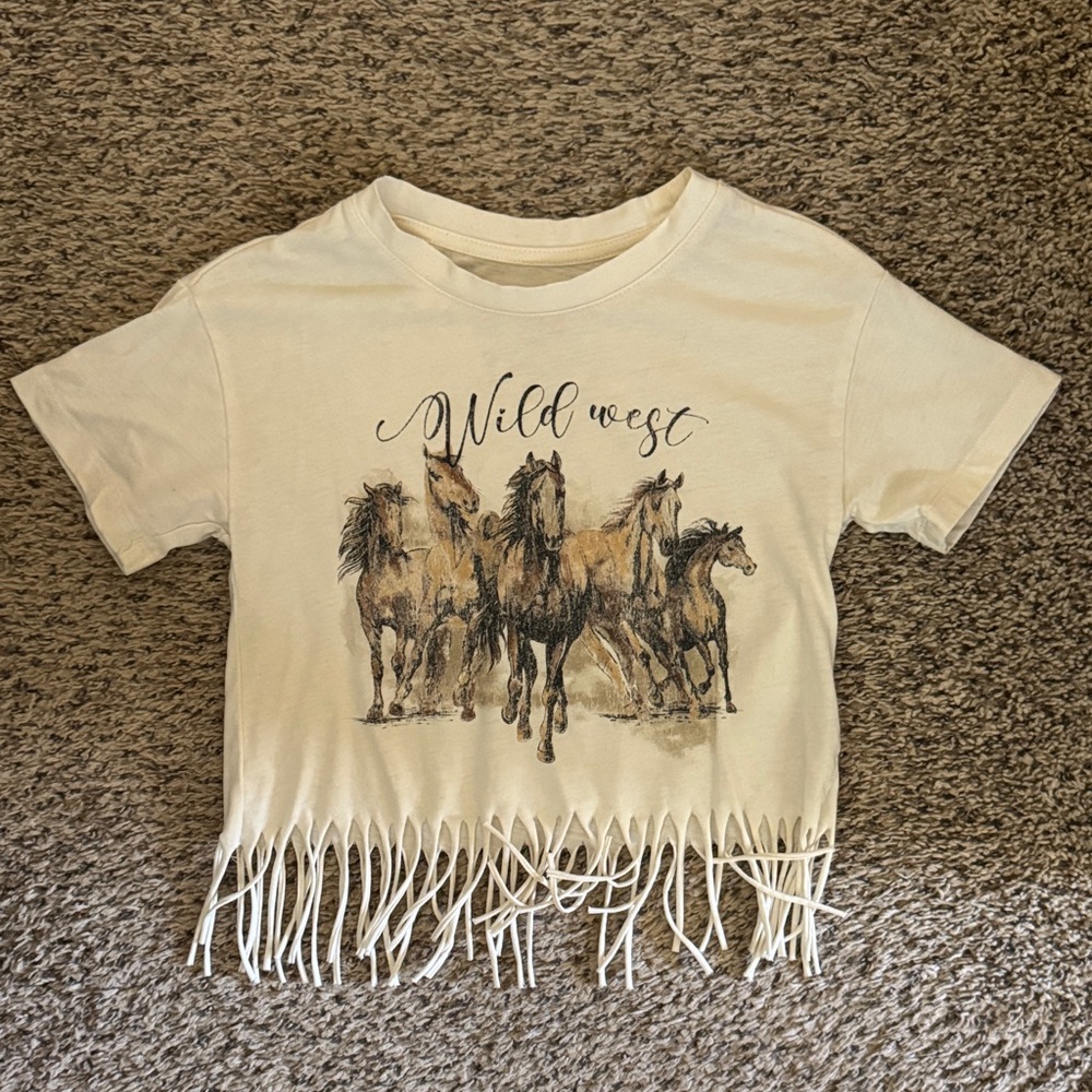 Wild West Kids Fringe T-Shirt